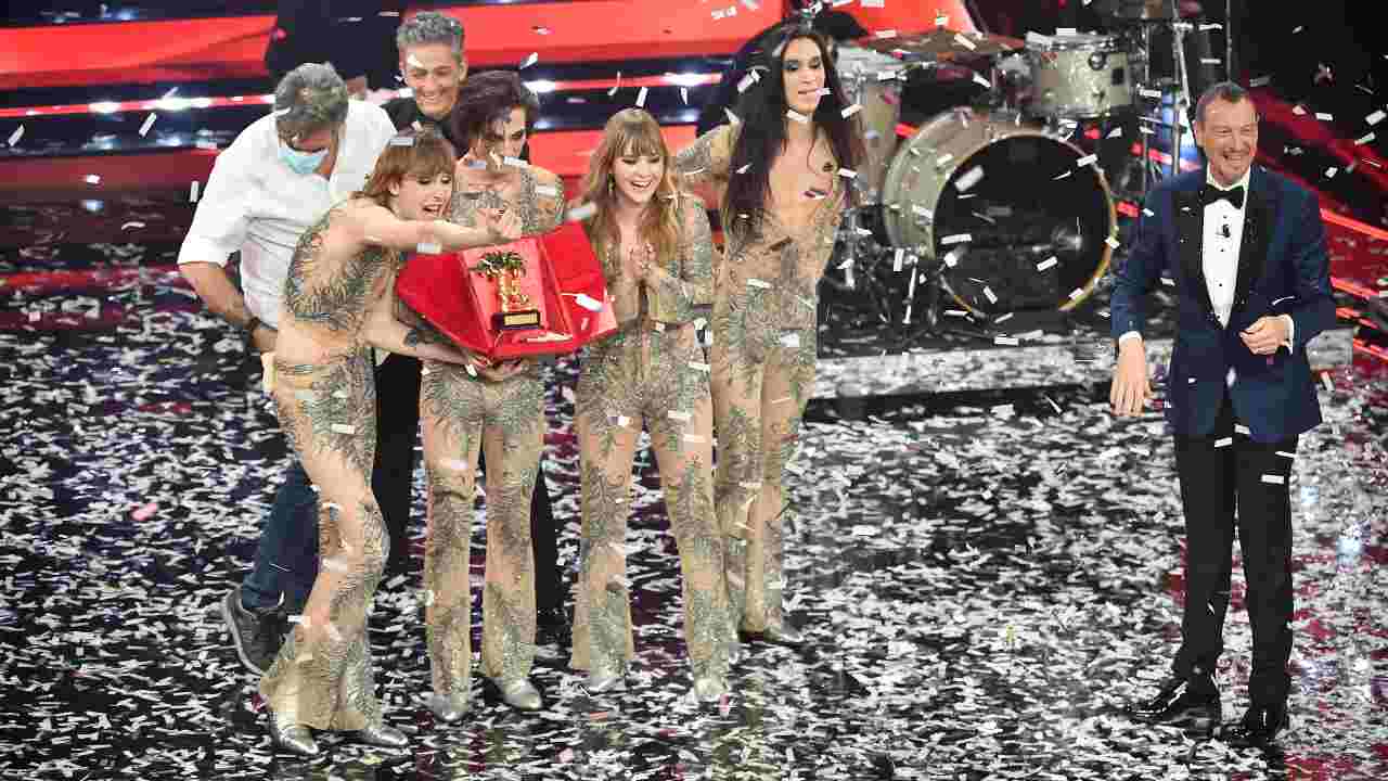 maneskin amadeus sanremo