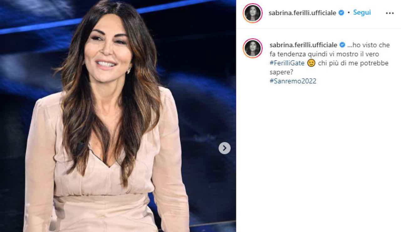 Sabrina ferilli Sanremo