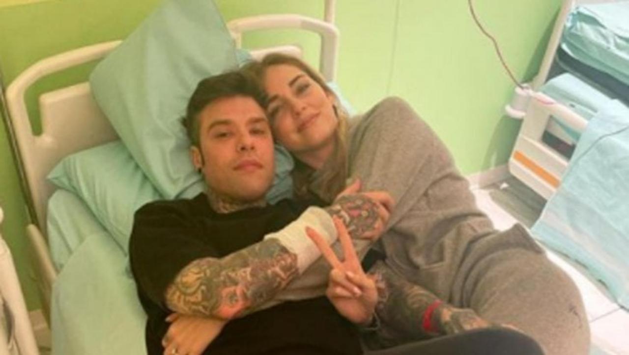 Ferragni Fedez ospedale